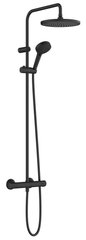 Hansgrohe Душевая система Vernis Blend Showerpipe 240 1jet EcoSmart с термостатом, Matt Black (26428670)