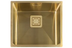 Кухонна мийка Fabiano Quadro 49 Nano Gold (8216.401.0897)