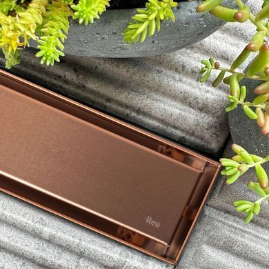 Душовий трап REA NEOX PRO 110х700 / мідний (REA-G4801)