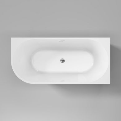 Ванна акрилова REA SYDNEY 150х80 R + сифон + пробка CLICK‑CLACK (REA‑W8805)