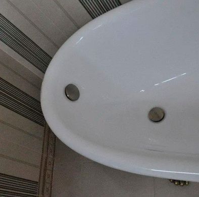 Ванна акрилова окремостояча BESCO OTYLIA 160х77 + ніжки бронза (00000011483)