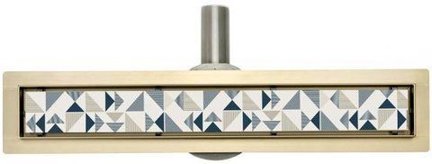 Душевой трап REA NEO & PURE PRO 70х800 / золото (REA-G8011)