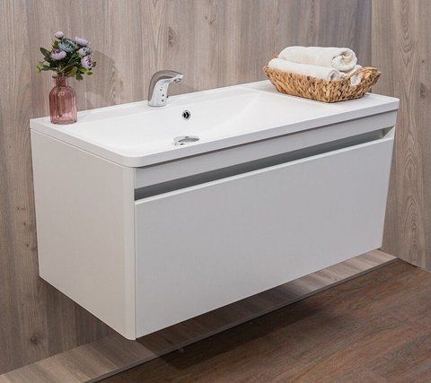 Тумба без умивальника FANCY MARBLE 1003X482X540 мм ASPEN (10210012200)