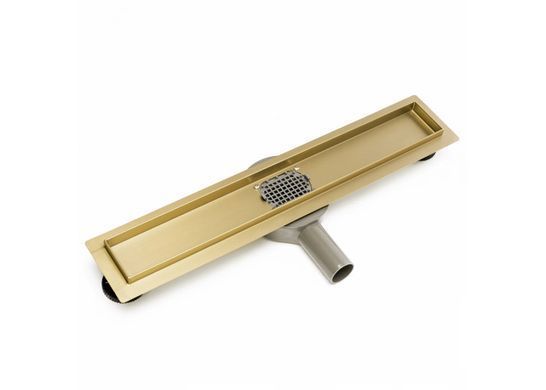 Душевой трап REA NEO & PURE PRO 70х800 / золото (REA-G8011)