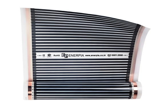 Інфрачервона плівка ENERPIA EP-308 - 80cм - 1 м.п. / 0.5м² / 110Вт + механічний терморегулятор (1137181)