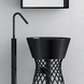 Раковина ARTCERAM WIRE BLACK 43х43 (WIL001 03; 00)