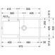 Кухонная мойка FRANKE MARIS MRG 611-97 XL / миндаль (114.0367.732)
