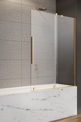 Шторка на ванну Furo Gold PND II двери 588x1500 золото/прозрачное