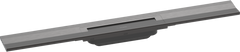 Зовнішня частина зливу HANSGROHE RAINDRAIN FLEX WALL / 700мм / для душу / чорний / матовий / хром (56050340), 700