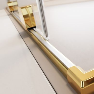 Шторка на ванну Furo Gold PND II двери 588x1500 золото/прозрачное