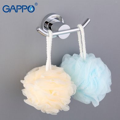 Гачок подвійний для ванної GAPPO G1805-2, хром (1037860)
