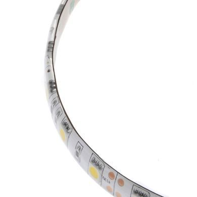Світлодіодна стрічка вологозахищена теплий відтінок 12V 14.4W 5050 WHITE PCB WW IP65 1M (BY-009/60)