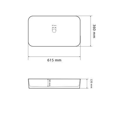 Раковина VBI TRIEST MARBLE (VBI-012711)