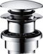 Донний клапан для раковини HANSGROHE PUSH-OPEN / хром (50100000)