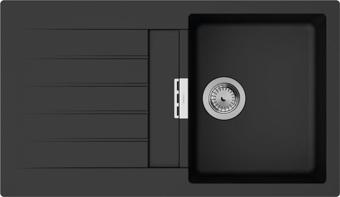 Мийка для кухні HANSGROHE S52 S520-F345 / сушилка зліва / чорний / графіт (43356170)