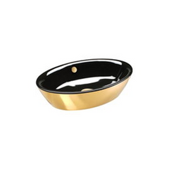 Раковина керамічна 60 см Catalano Gold&Silver, gold/black (160VLNNO)