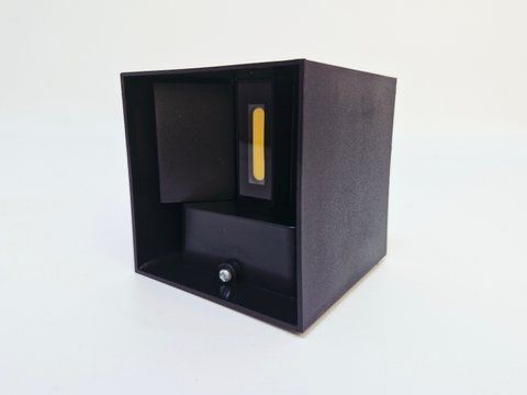 Светильник уличный AL-600/2х5W WW LED IP44 BK