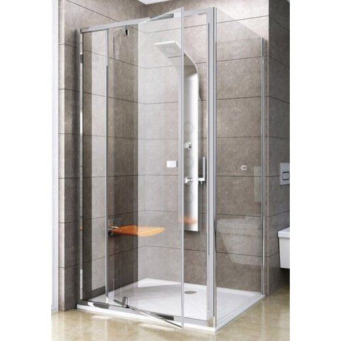 Неподвижная стенка для душа RAVAK PIVOT PPS-80, 800 мм H1900, профиль полированный алюминий, стекло TRANSPARENT 90G40C00Z1