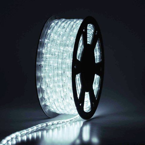 Стрічка дюралайт вулична холодний відтінок LED 220V 2.2W LED CW IP44 1M (BY-007)