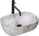 Раковина REA LIVIA STONE 33.5х46.5 / бежева (REA-U3800)