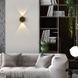 Підсвітка фасадна LED 1W WW IP54 BK/G (AL-621/2)