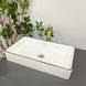 Раковина VBI TRIEST 35х61.5 WHITE BLACK EDGE (VBI-012710)