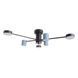 Люстра светодиодная потолочная 42W WW+NW+CW WH BK+BL (BR-01 646C/6)