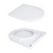 Напольный унитаз QTAP DOVE RIMLESS WHITE + сиденье SOFT CLOSE (QT06228380BW)