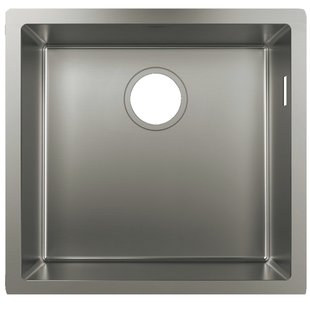 Hansgrohe Кухонна мийка S719-U450 під стільницю 500х450 сталь (43426800) Stainless Steel