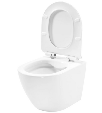 Підвісний унітаз REA CARTER N2 / білий + сидіння SOFT CLOSE (REA-C1400)