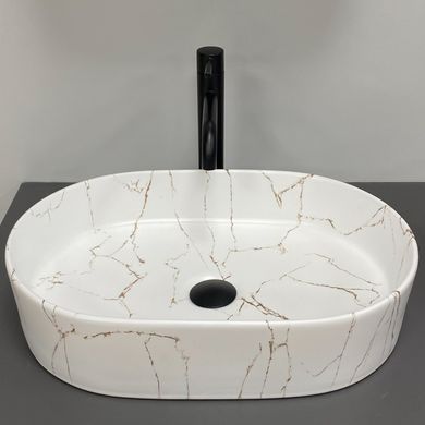 Раковина VBI VERONA 35х51.5 GOLD MARMO GLOSSY (VBI-011329)