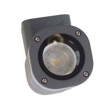 Світильник фасадний GU10 IP54 DARK GREY (AL-127/1)