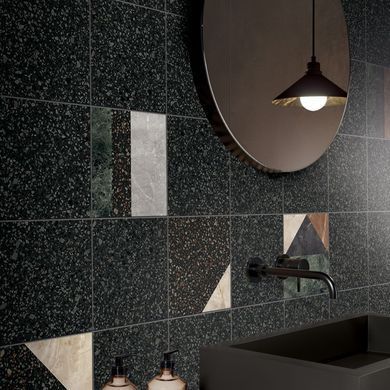 Керамограніт ABK PLAY DOTS BLACK 20х20 (PF60005891)