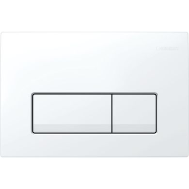 Инсталляция для унитаза GEBERIT Duofix 3в1 с прямоугольной белой клавишей