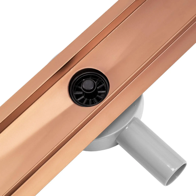 Душовий трап REA NEO & PURE PRO 70х800 / мідний (REA-G8022)