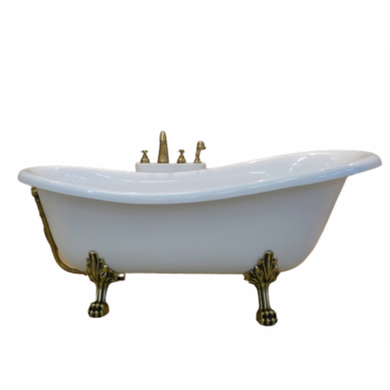 Ванна акриловая отдельностоящая BESCO OTYLIA 170х77 + ножки бронза (00000002450)