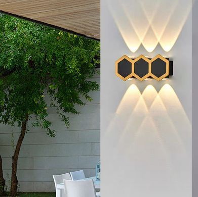 Підсвітка фасадна LED 6W WW IP54 BK/G (AL-621/6)