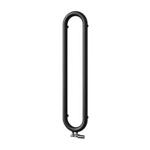 Радіатор ISAN CORON 1500X330 RAL9005 Підключення нижнє по центру