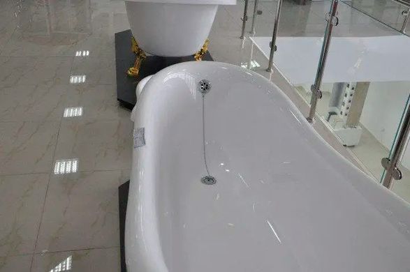 Ванна акриловая отдельностоящая BESCO OTYLIA 170х77 + ножки бронза (00000002450)