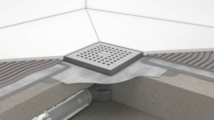 Точковий злив HANSGROHE RAINDRAIN POINT / решітка / монтажний комплект (56248800)