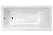 Ванна акриловая RADAWAY MIRELLA 120x70 / ножки / сифон (WA1-48-120x070)