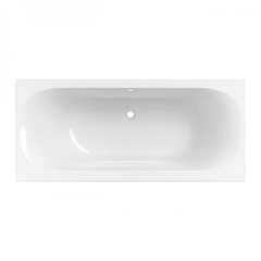 Ванна акриловая GEBERIT SOANA SLIM RIM DUO + ножки, белый 180х80 (554.004.01.1)