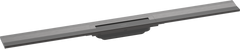Зовнішня частина зливу HANSGROHE RAINDRAIN FLEX WALL / 800мм / для душу / чорний / матовий / хром (56051340), 800