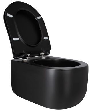 Комплект 4в1: Інсталяція для унітазу QTAP NEST ST + підвісний унітаз TAURUS ULTRA QUIET 490х360х380 + клавіша змиву CHROME (QT2433084EUQMB46183)