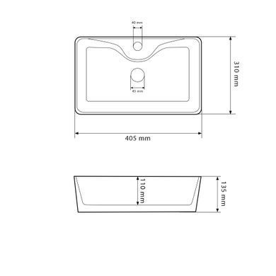 Раковина VBI FORLI S 31х40.5 WHITE (VBI-011101)