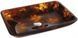 Раковина скляна KRAUS DARK AMBER 35.2х55.5 (GVR-410-RE-15MM)