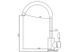 Смеситель кухонный FABIANO SKF 850 ST ANTRACIT (8232.401.0907)