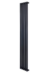 Вертикальний дизайнерський радіатор опалення ARTTIDESIGN Matera 5/1800 чорний матовий