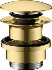 Донний клапан для раковини HANSGROHE PUSH-OPEN / золото (50100990)