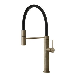 Смеситель для кухни Gessi 316 FLESSA, Warm Bronze Brushed PVD (60012726)